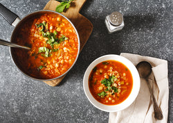 Image of Cooking with Fohen - Spiced Moroccan chickpea & spinach soup