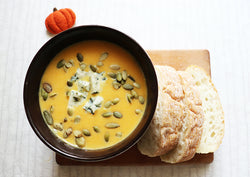 Image of halloween pumpkin soup