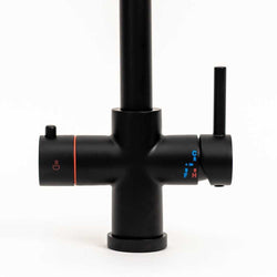 Image of Fohen Fervente Matt Black 4-in-1 Chilled Water Tap