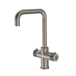 Image of Fohen Fohen Flagro Brushed Gunmetal Grey Instant Boiling Water Kitchen Tap