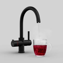 Image of Fohen Furnas Matt Black Instant Boiling Hot Water Tap