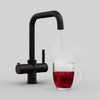 Fohen Fahrenheit Matt Black Boiling Water Tap with Red Cup