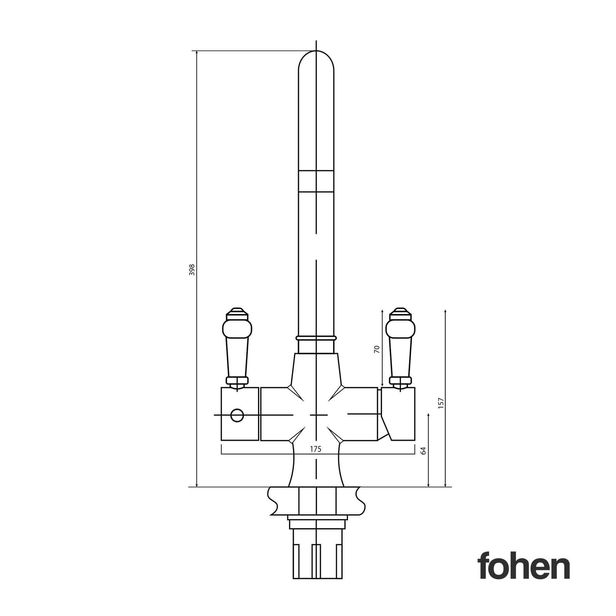 Fohen Fohen Fantale | Matt Black Instant Boiling Water Tap