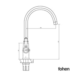 Image of Fohen Fohen Fantale | Matt Black Instant Boiling Water Tap