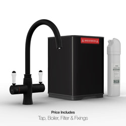 Image of Fohen Fohen Fantale | Matt Black Instant Boiling Water Tap