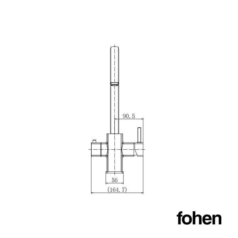 Fohen CK06CG Fohën Figaro Brushed Gold Boiling Water Tap