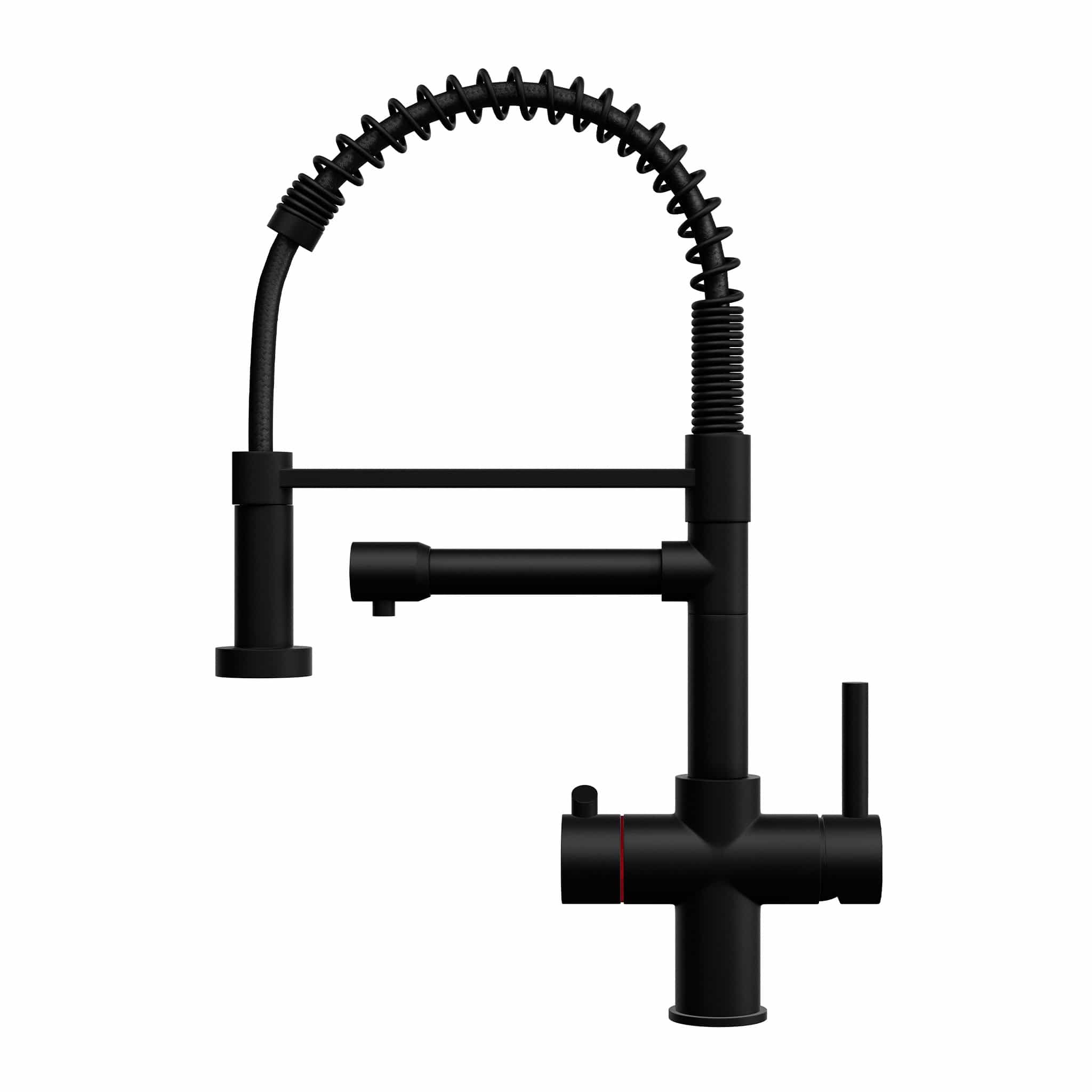 Fohen Fohen Flex | Matt Black Boiling Water Tap | Flexible Spout