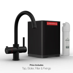 Image of Fohen Fohen Furnas | Matt Black Instant Boiling Water Tap